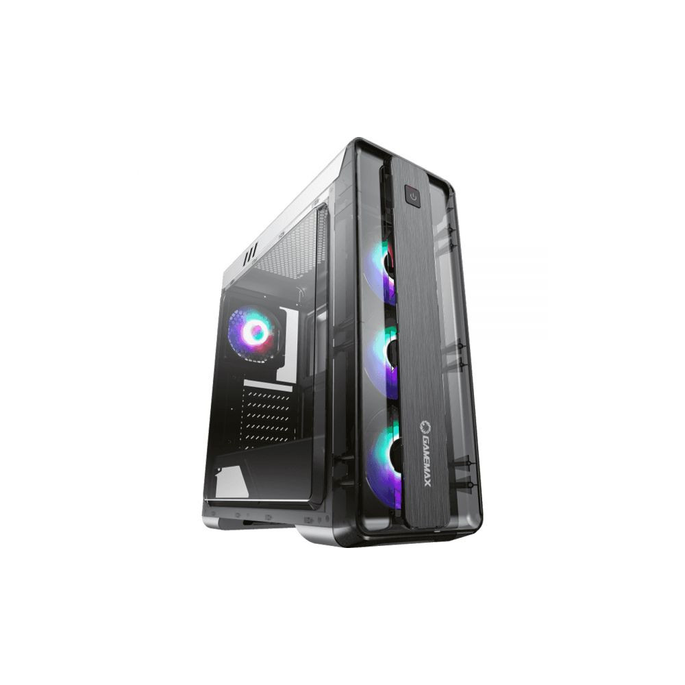 CASE GAMEMAX MOONLIGHT 4FAN BLACK RGB
